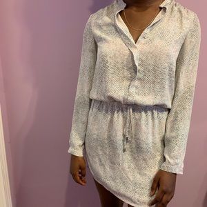 Xs lila rose dress, long sleeved and flowy